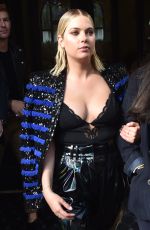 ASHLEY BENSON at Balmain Show at Paris Fashion Week 09/28/2018