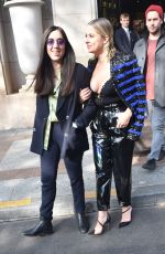 ASHLEY BENSON at Balmain Show at Paris Fashion Week 09/28/2018