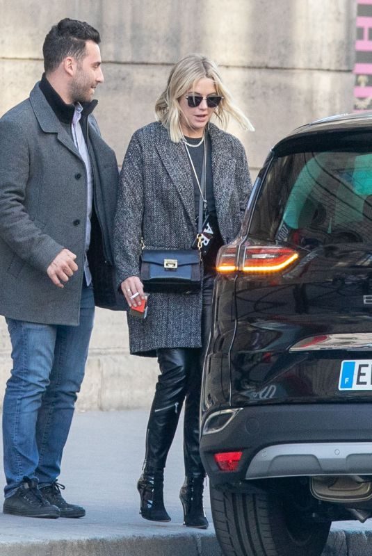 ASHLEY BENSON at Loulou Restaurant in Paris 09/29/2018