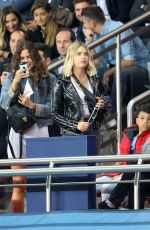 ASHLEY BENSON at PSG vs Rennes Soccer Match in Paris 09/26/2018