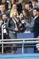 ASHLEY BENSON at PSG vs Rennes Soccer Match in Paris 09/26/2018