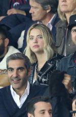 ASHLEY BENSON at PSG vs Rennes Soccer Match in Paris 09/26/2018