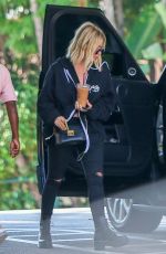 ASHLEY BENSON Out for Coffee in Beverly Hills 09/21/2018
