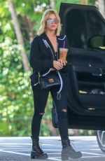 ASHLEY BENSON Out for Coffee in Beverly Hills 09/21/2018