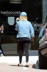 ASHLEY TISDALE at a Nail Salon in Studio City 09/22/2018