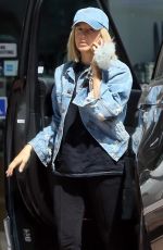 ASHLEY TISDALE at a Nail Salon in Studio City 09/22/2018