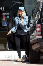 ASHLEY TISDALE at a Nail Salon in Studio City 09/22/2018