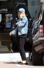 ASHLEY TISDALE at a Nail Salon in Studio City 09/22/2018