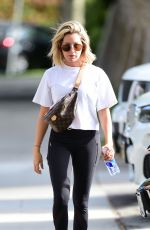 ASHLEY TISDALE Heading to a Gym in Los Angeles 08/30/2018