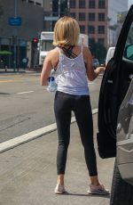 ASHLEY TISDALE Leaves a Gym in Los Angeles 09/28/2018