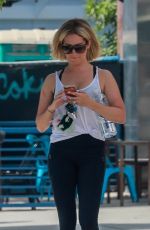 ASHLEY TISDALE Leaves a Gym in Los Angeles 09/28/2018