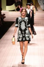 BARBARA PALVIN at Dolce & Gabbana Runway Show at Milan Fashion Week 09/23/2018