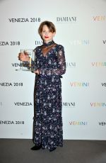 BARBORA BOBULOVA at Soundtrack Stars Award at Venice Film Festival 09/02/2018