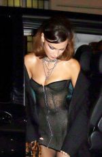 BELLA HADID Arrives at Chrome Hearts Event in Paris 09/25/2018