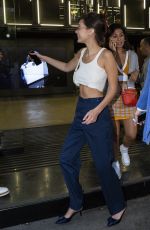 BELLA HADID Arrives at Fendi Fittings in Milan 09/19/2018