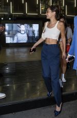 BELLA HADID Arrives at Fendi Fittings in Milan 09/19/2018