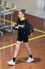 BELLA HADID at Airport in Paris 09/14/2018