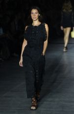 BELLA HADID at Alberta Ferretti Runway Shoe at Milan Fashion Week 09/19/2018