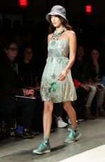 BELLA HADID at Anna Sui Runway Show in New York 09/10/2018