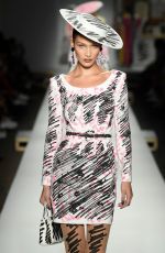 BELLA HADID at Moschino Runway Show at Milan Fashion Week 0920/2018