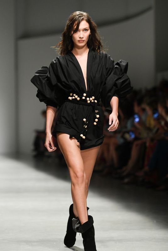 BELLA HADID at Philosophy Di Lorenzo Serafini Runway Show in Milan 09/22/2018