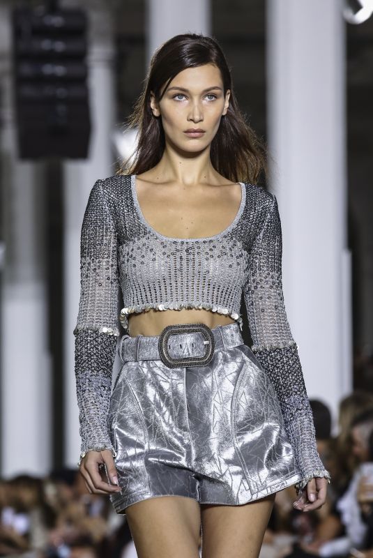 BELLA HADID at Roberto Cavalli Runway Show at Milan Fashion Week 09/22/2018