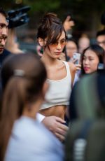 BELLA HADID Leaves Alberta Ferretti Show in Milan 09/19/2018