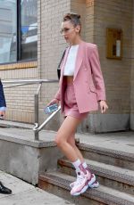 BELLA HADID Leaves Her Apartment in New York 09/12/2018