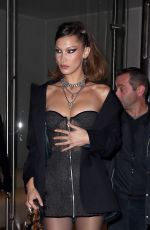 BELLA HADID Leaves Her Hotel in Paris 09/25/2018
