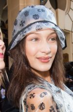BELLA HADID Leaves Royal Monceau Hotel in Paris 09/27/2018