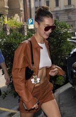 BELLA HADID Leaves Tod