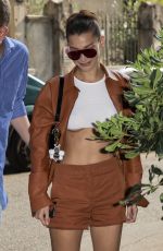 BELLA HADID Leaves Tod