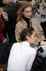 BELLA HADID on the Backstage at Prabal Gurung Fashion Show in New York 09/09/2018