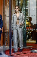 BELLA HADID Out at Paris Fashion Week 09/26/2018