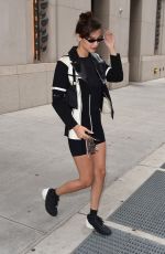 BELLA HADID Out in New York 09/08/2018