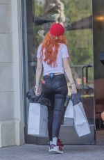 BELLA THORNE on the Set of Droppin