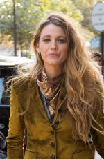 BLAKE LIVELY Leaves Her Hotel in Paris 09/20/2018