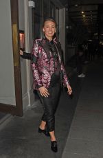 BLAKE LIVELY Night Out in London 09/18/2018