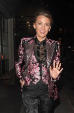 BLAKE LIVELY Night Out in London 09/18/2018