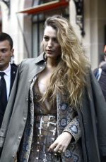 BLAKE LIVELY Out and About in Paris 09/24/2018