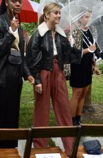 BRIE LARSON Arrives at a Fashion Show in New York 09/09/2018