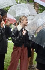 BRIE LARSON Arrives at a Fashion Show in New York 09/09/2018