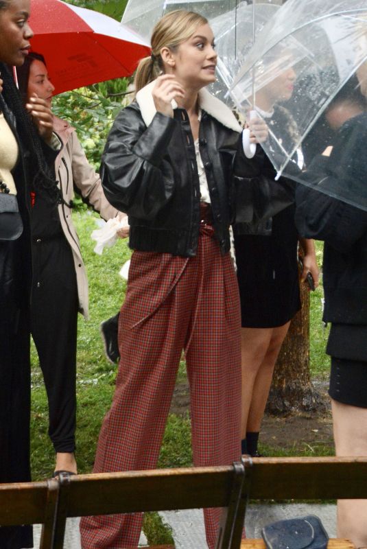 BRIE LARSON Arrives at a Fashion Show in New York 09/09/2018
