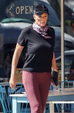 BRIGITTE NIELSEN Out for Lunch in Studio City 09/25/2018