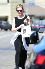 BRITTANY SNOW Leaves Joans on Third in Los Angeles 09/12/2018