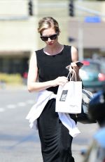 BRITTANY SNOW Leaves Joans on Third in Los Angeles 09/12/2018