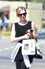 BRITTANY SNOW Leaves Joans on Third in Los Angeles 09/12/2018