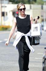 BRITTANY SNOW Leaves Joans on Third in Los Angeles 09/12/2018