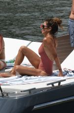 BROOKE BURKE in Swimsuit at a Yacht in Miami 09/09/2018