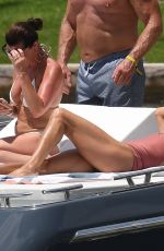 BROOKE BURKE in Swimsuit at a Yacht in Miami 09/09/2018